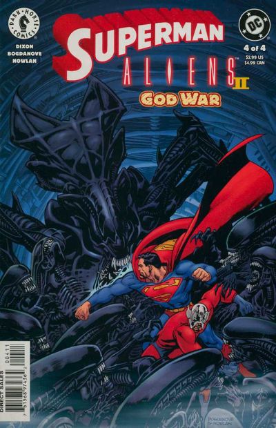 Cover for Superman / Aliens 2: God War (DC; Dark Horse, 2002 series) #4