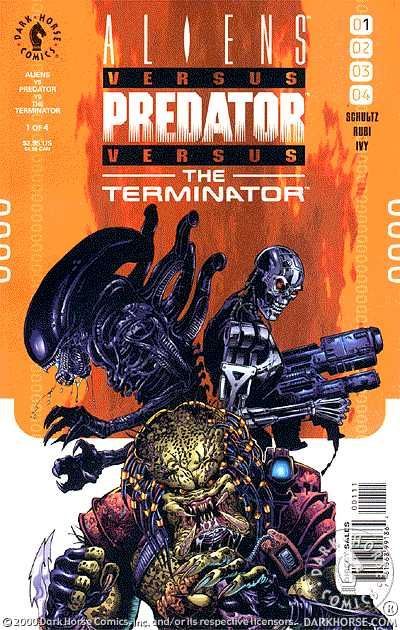 Cover for Aliens vs. Predator vs. The Terminator (Dark Horse, 2000 series) #1
