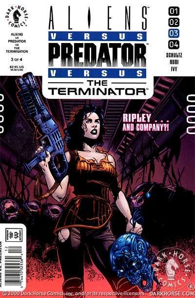 Cover for Aliens vs. Predator vs. The Terminator (Dark Horse, 2000 series) #3