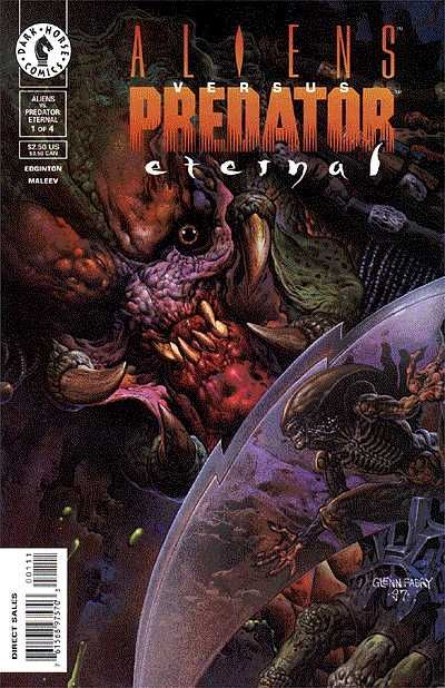 Cover for Aliens vs. Predator: Eternal (Dark Horse, 1998 series) #1 [Direct Sales]