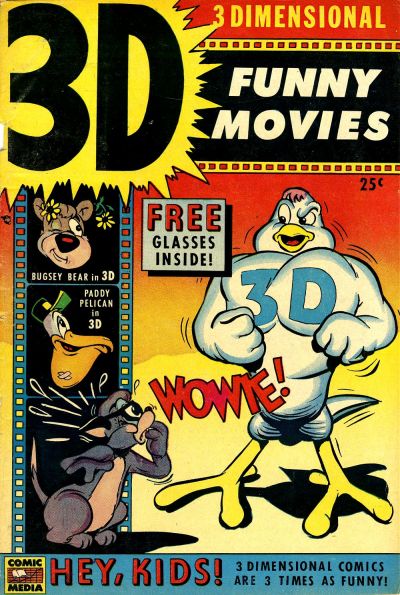 Cover for 3D Funny Movies (Comic Media, 1953 series) #1