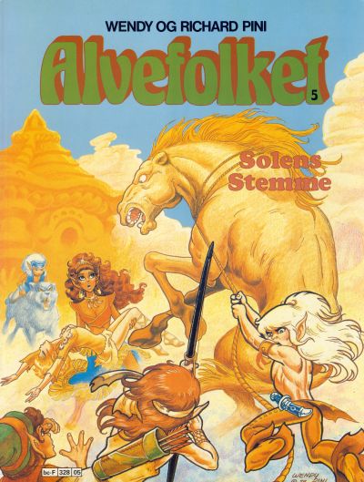 Cover for Alvefolket (Semic, 1985 series) #5 - Solens stemme [1. opplag]