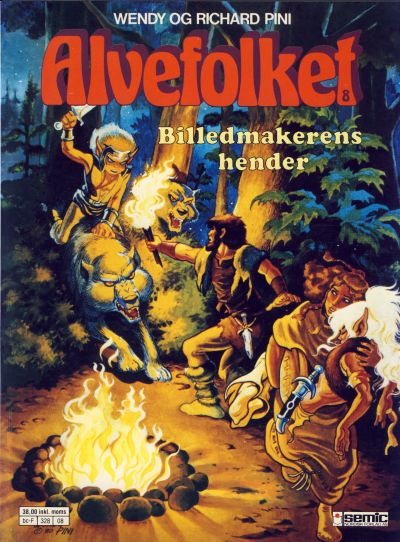Cover for Alvefolket (Semic, 1985 series) #8 - Billedmakerens hender