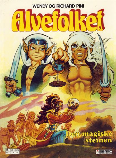 Cover for Alvefolket (Semic, 1985 series) #9 - Den magiske steinen