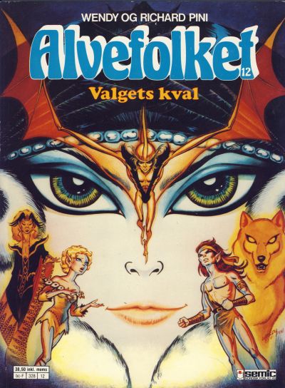 Cover for Alvefolket (Semic, 1985 series) #12 - Valgets kval