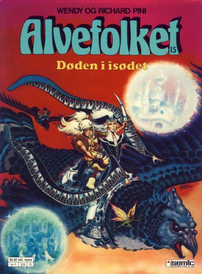 Cover for Alvefolket (Semic, 1985 series) #15 - Døden i isødet