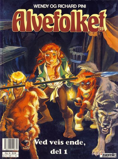 Cover for Alvefolket (Semic, 1985 series) #19 - Ved veis ende, del 1