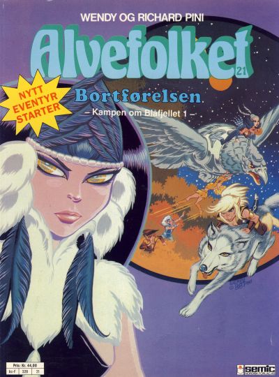 Cover for Alvefolket (Semic, 1985 series) #21 - Bortførelsen