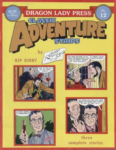 Cover for Classic Adventure Strips (Dragon Lady Press, 1985 series) #12
