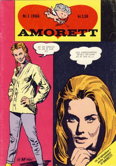 Cover for Amorett (Serieforlaget / Se-Bladene / Stabenfeldt, 1966 series) #1/1966
