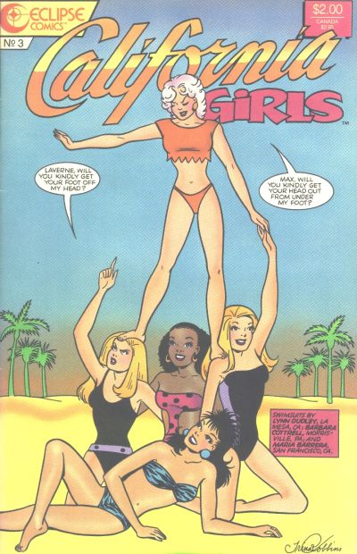 Cover for California Girls (Eclipse, 1987 series) #3