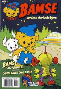 Cover Thumbnail for Bamse (Hjemmet / Egmont, 1991 series) #11/2007