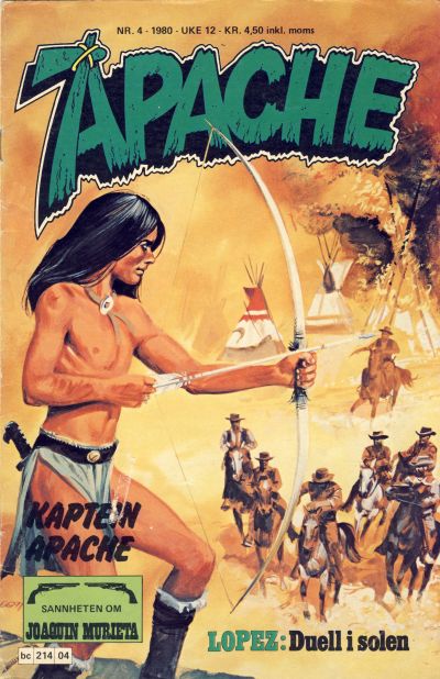 Cover for Apache (Semic, 1980 series) #4/1980