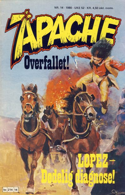 Cover for Apache (Semic, 1980 series) #14/1980