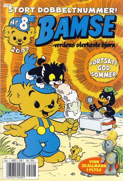 Cover for Bamse (Hjemmet / Egmont, 1991 series) #8/2007