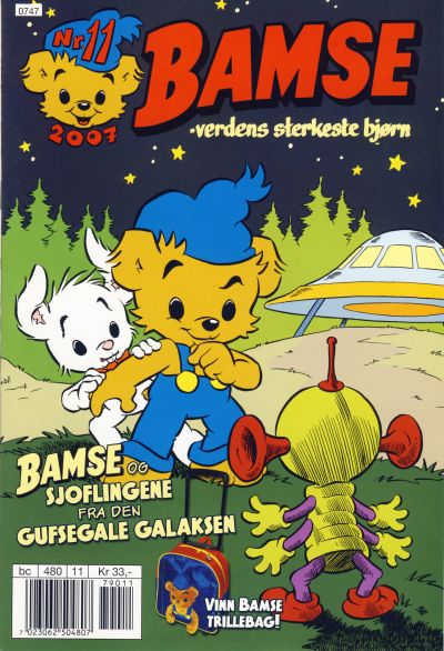 Cover for Bamse (Hjemmet / Egmont, 1991 series) #11/2007