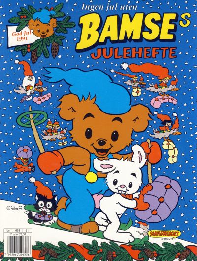 Cover for Bamses Julehefte (Hjemmet / Egmont, 1991 series) #1991