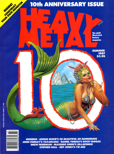Cover for Heavy Metal Magazine (Heavy Metal, 1977 series) #v11#2