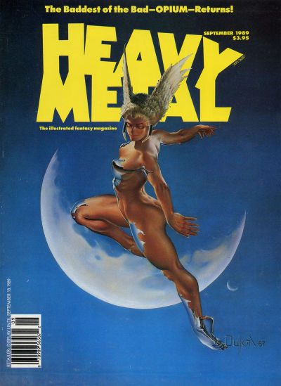 Cover for Heavy Metal Magazine (Heavy Metal, 1977 series) #v13#4