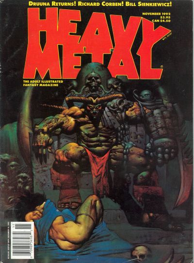 Cover for Heavy Metal Magazine (Heavy Metal, 1977 series) #v17 [16]#4 [5]