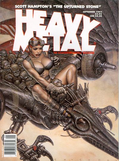 Cover for Heavy Metal Magazine (Heavy Metal, 1977 series) #v17#4