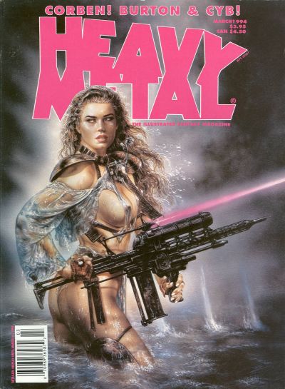 Cover for Heavy Metal Magazine (Heavy Metal, 1977 series) #v18#1