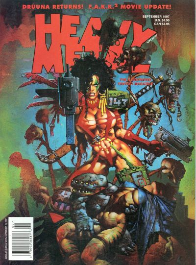 Cover for Heavy Metal Magazine (Heavy Metal, 1977 series) #v21#4