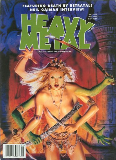Cover for Heavy Metal Magazine (Heavy Metal, 1977 series) #v22#2