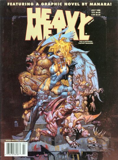 Cover for Heavy Metal Magazine (Heavy Metal, 1977 series) #v22#3