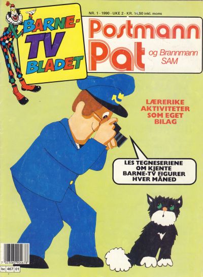 Cover for Barne-TV-bladet (Semic, 1990 series) #1/1990