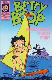Cover for Betty Boop (Gevion, 1986 series) #4/1986