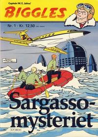 Cover for Biggles (Semic, 1978 series) #1 - Sargasso-mysteriet