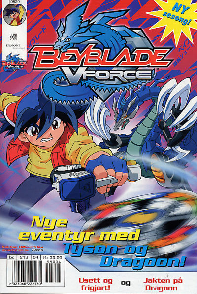 Cover for Beyblade (Hjemmet / Egmont, 2004 series) #juni 2005