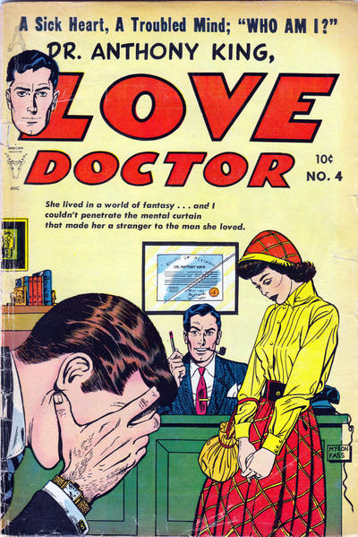 Cover for Dr. Anthony King, Hollywood Love Doctor (Toby, 1952 series) #4