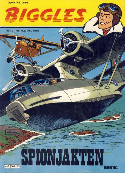 Cover for Biggles (Semic, 1978 series) #3 - Spionjakten