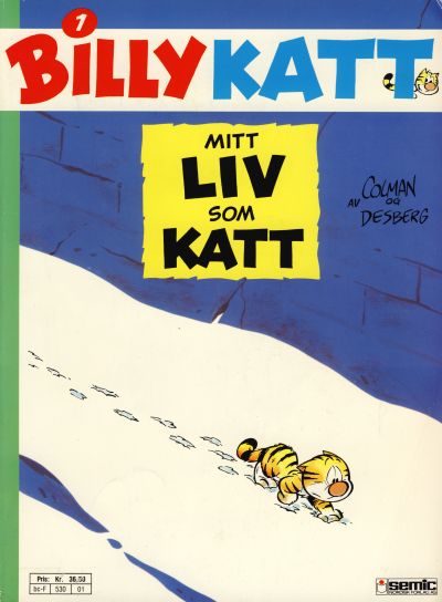 Cover for Billy Katt (Semic, 1991 series) #1 - Mitt liv som katt