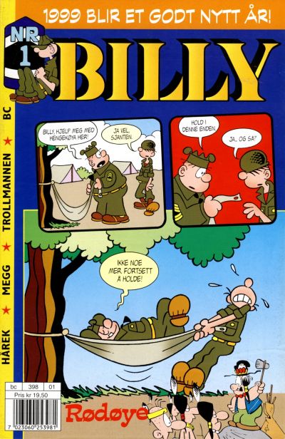 Cover for Billy (Hjemmet / Egmont, 1998 series) #1/1999