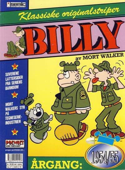 Cover for Billy Klassiske originalstriper (Semic, 1989 series) #1954/55