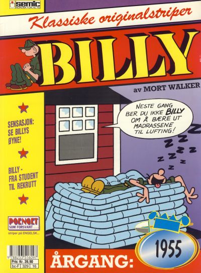 Cover for Billy Klassiske originalstriper (Semic, 1989 series) #1955