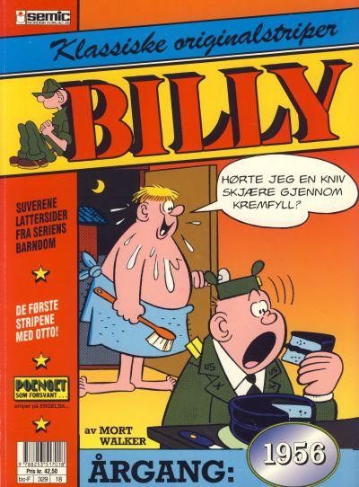 Cover for Billy Klassiske originalstriper (Semic, 1989 series) #1956