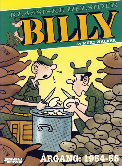 Cover for Billy Klassiske Helsider (Hjemmet / Egmont, 2000 series) #1954-55
