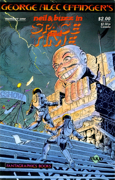 Cover for Neil and Buzz in Space and Time (Fantagraphics, 1989 series) #1