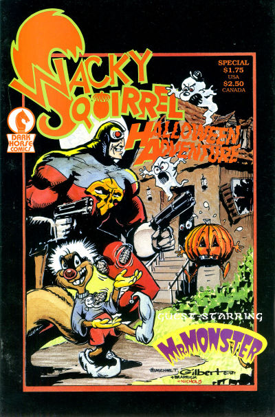 Cover for Wacky Squirrel Halloween Adventure Special (Dark Horse, 1987 series) 