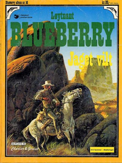 Cover for Blueberry (Hjemmet / Egmont, 1977 series) #16 - Jaget vilt