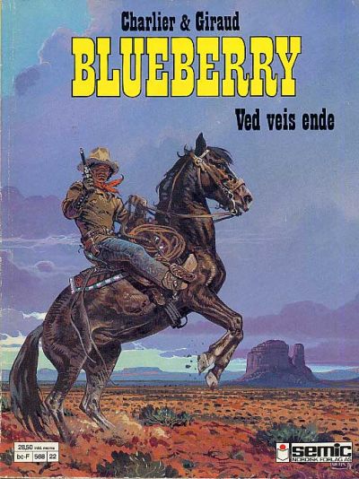Cover for Blueberry (Semic, 1987 series) #22 - Ved veis ende