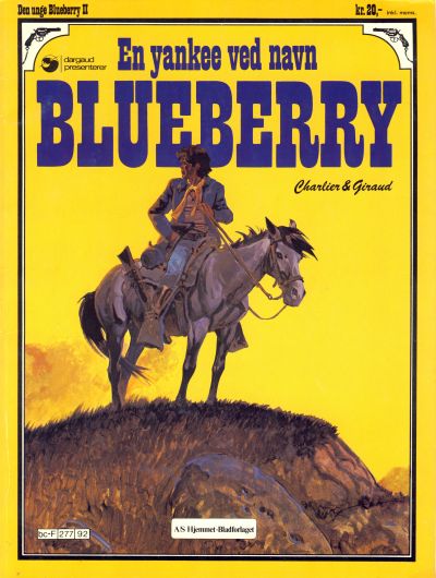 Cover for Den unge Blueberry (Hjemmet / Egmont, 1984 series) #2 - En yankee ved navn Blueberry
