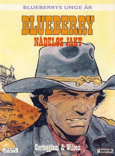 Cover for Blueberrys unge år (Semic, 1988 series) #4 - Nådeløs jakt