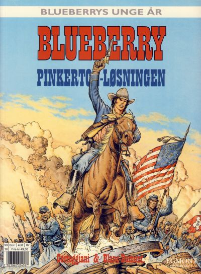 Cover for Blueberrys unge år (Hjemmet / Egmont, 1999 series) #7 - Pinkerton-løsningen