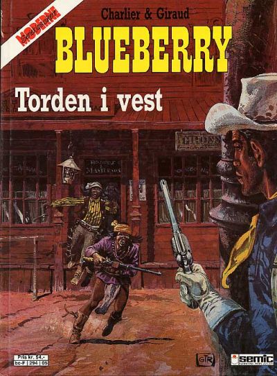Cover for Blueberry (Semic, 1988 series) #2 - Torden i vest