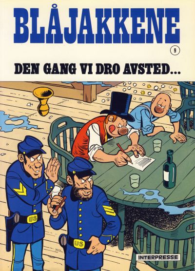 Cover for Blåjakkene (Interpresse, 1979 series) #9 - Den gang vi dro avsted ...